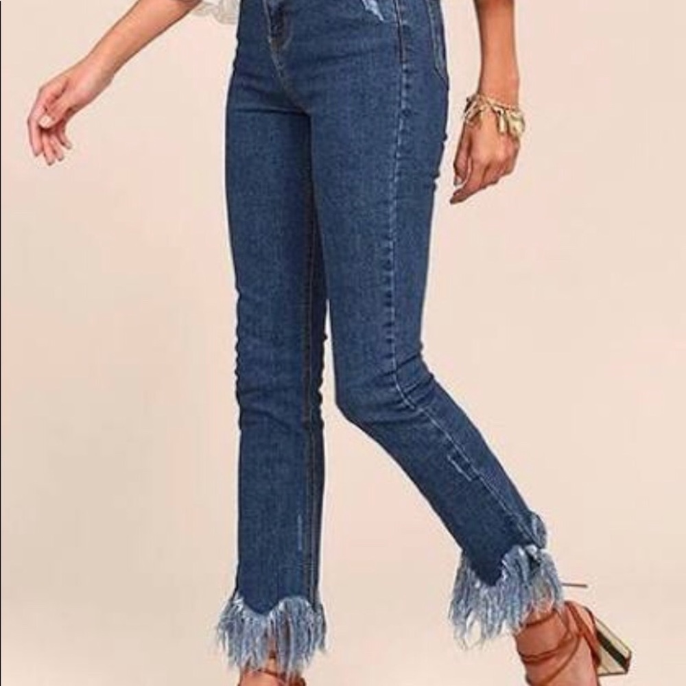 Straight leg jeans